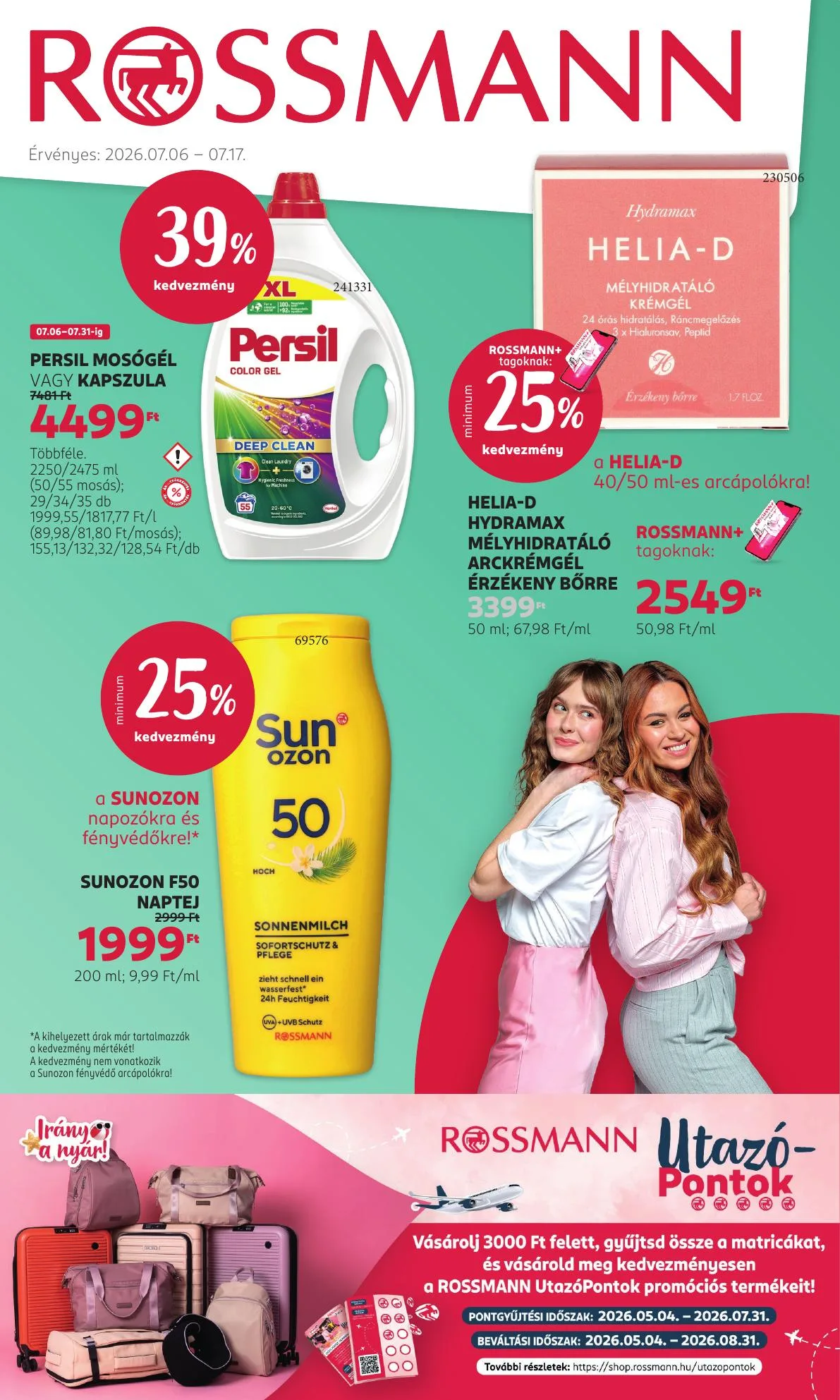 Rossmann akciós újság 07.06–07.17