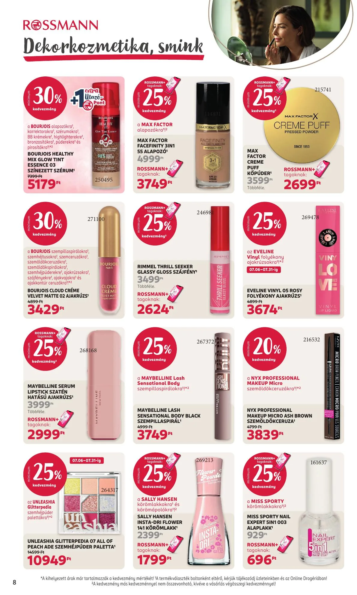 Rossmann akciós újság 07.06–07.17 – 10. oldal