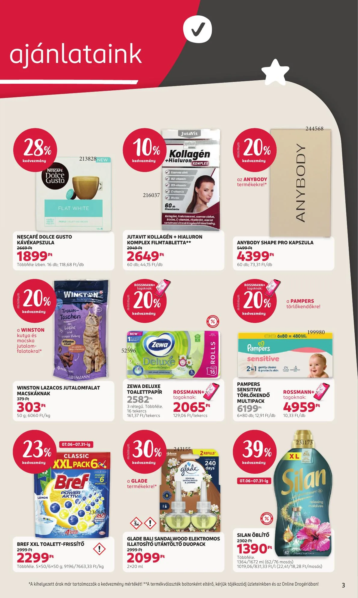 Rossmann akciós újság 07.06–07.17 – 3. oldal