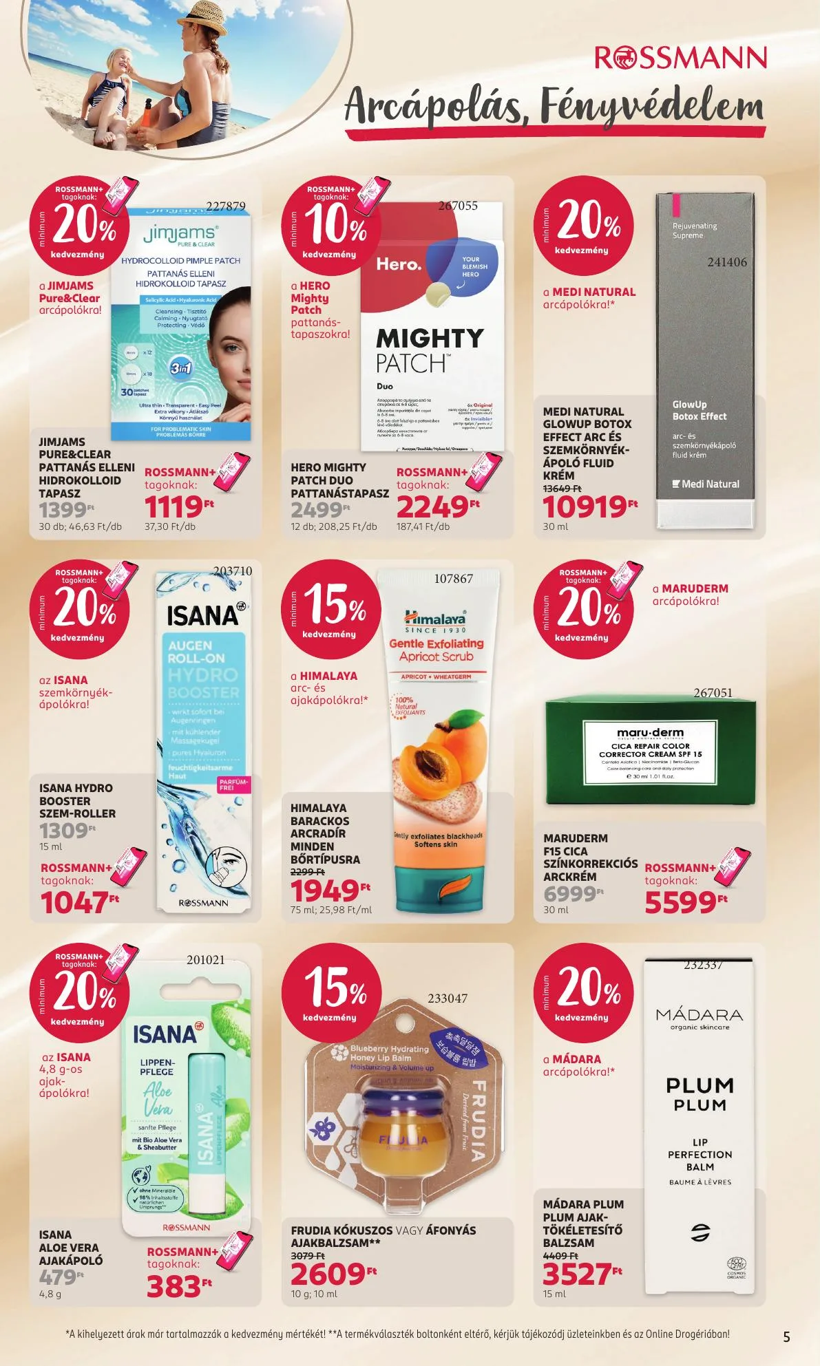 Rossmann akciós újság 07.06–07.17 – 5. oldal