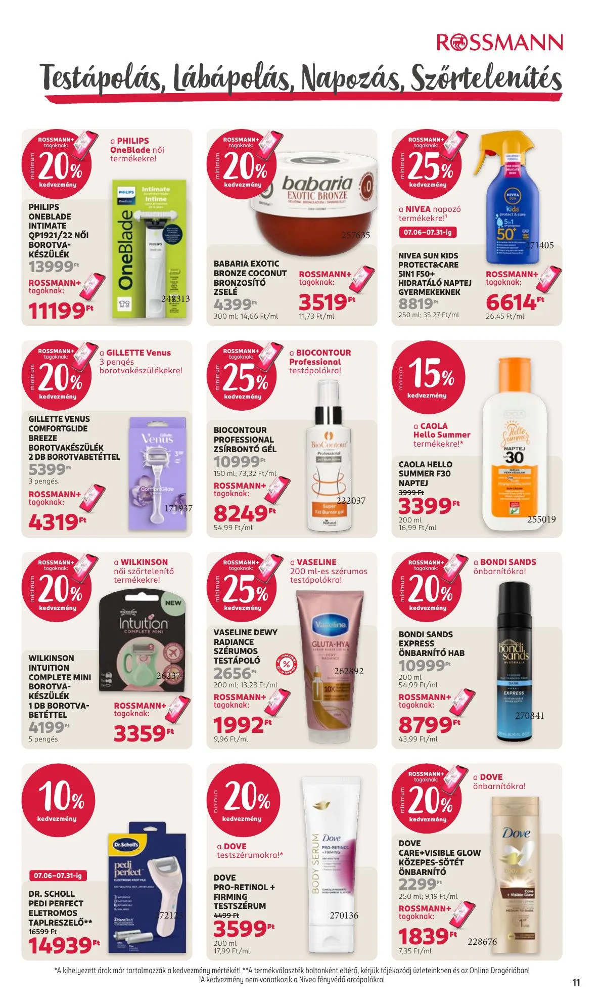 Rossmann akciós újság 07.20–07.31 – 13. oldal