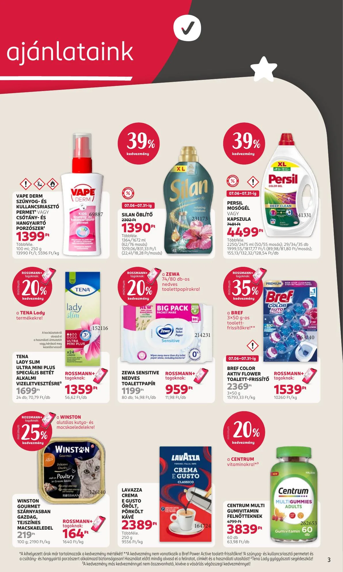 Rossmann akciós újság 07.20–07.31 – 3. oldal