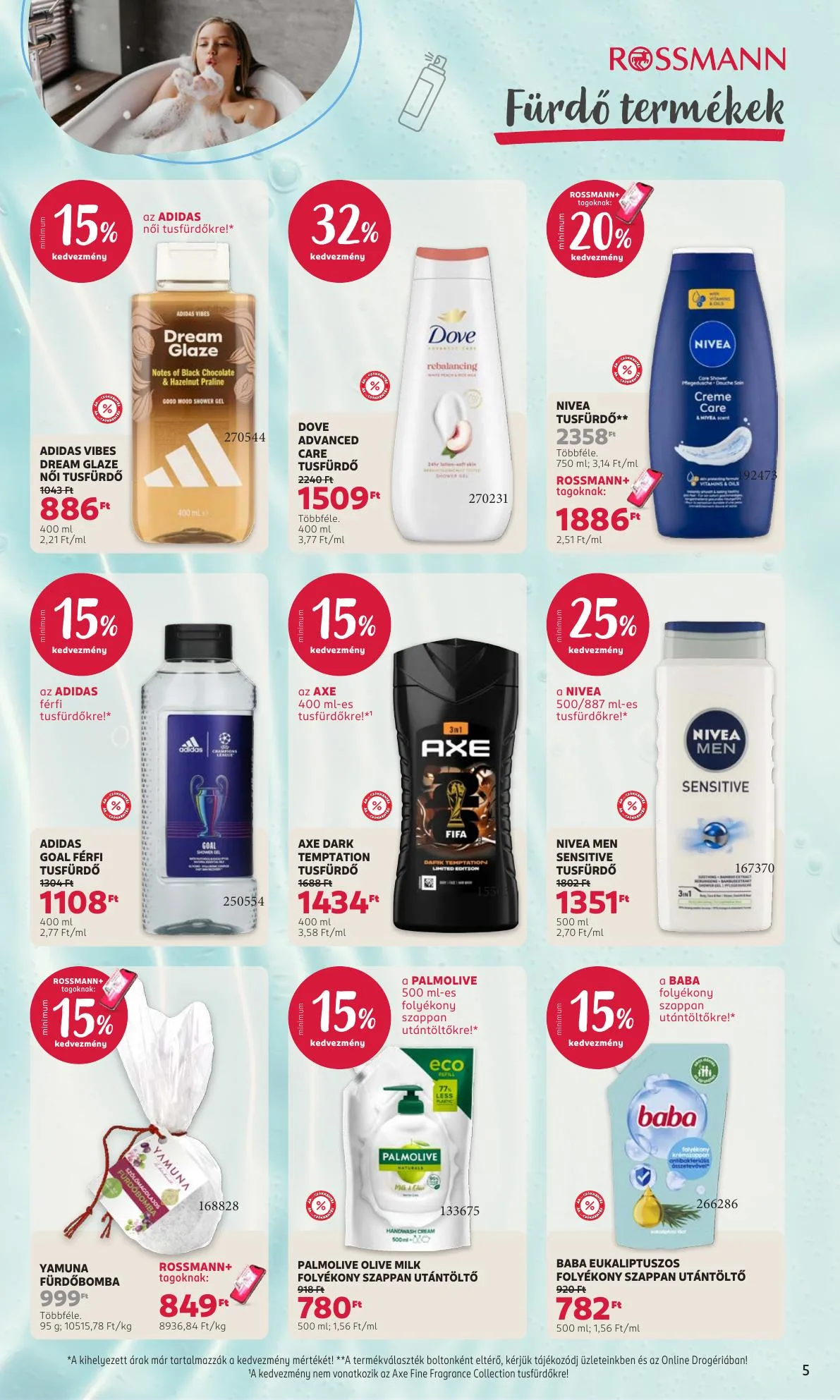 Rossmann akciós újság 07.20–07.31 – 5. oldal
