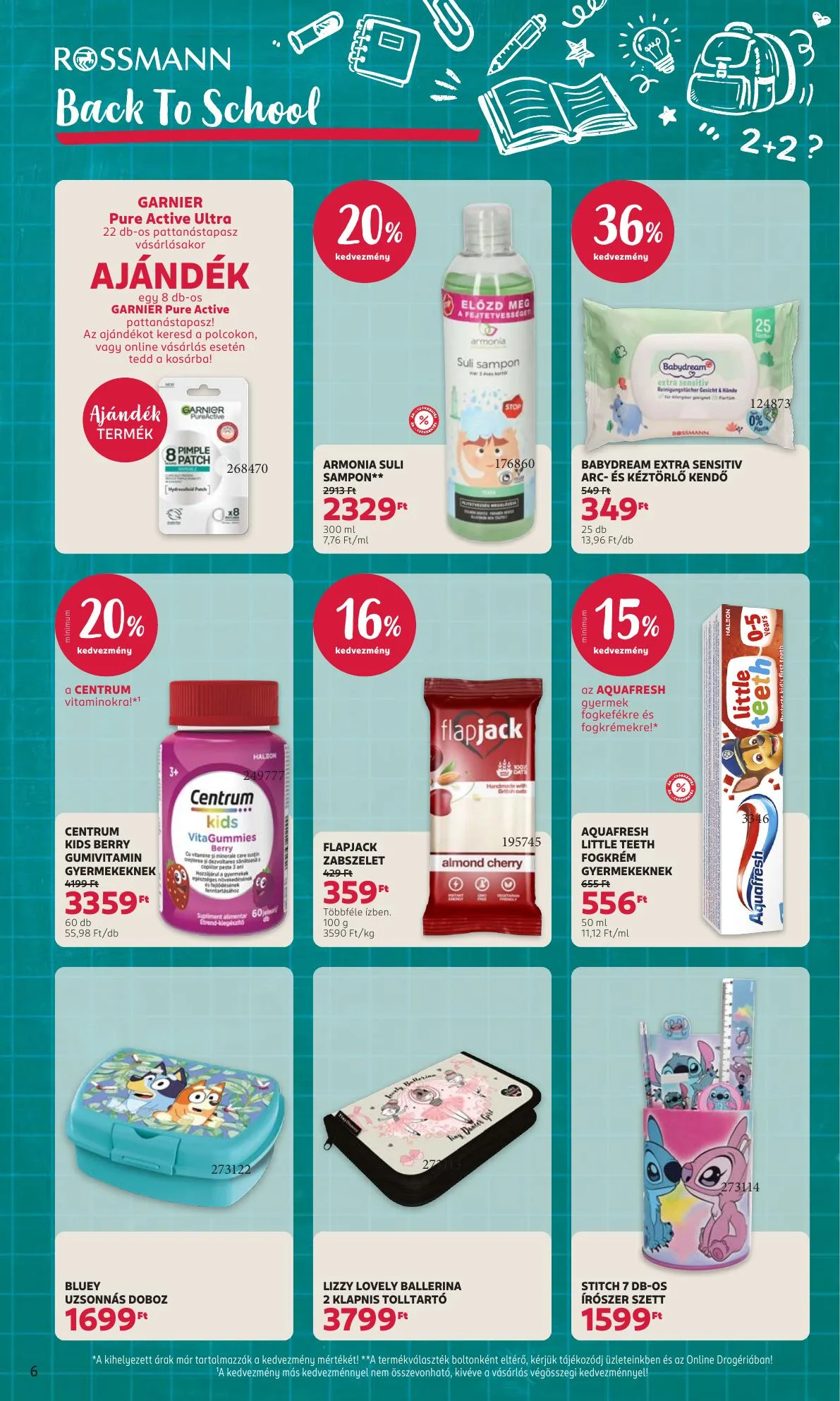 Rossmann akciós újság 07.20–07.31 – 6. oldal