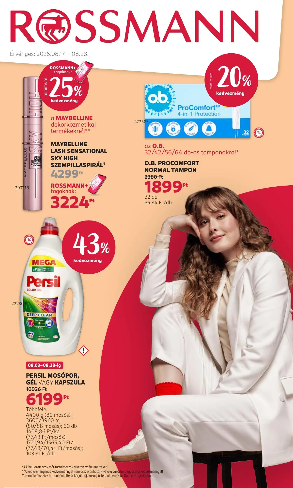 Rossmann akciós újság 08.17–08.28