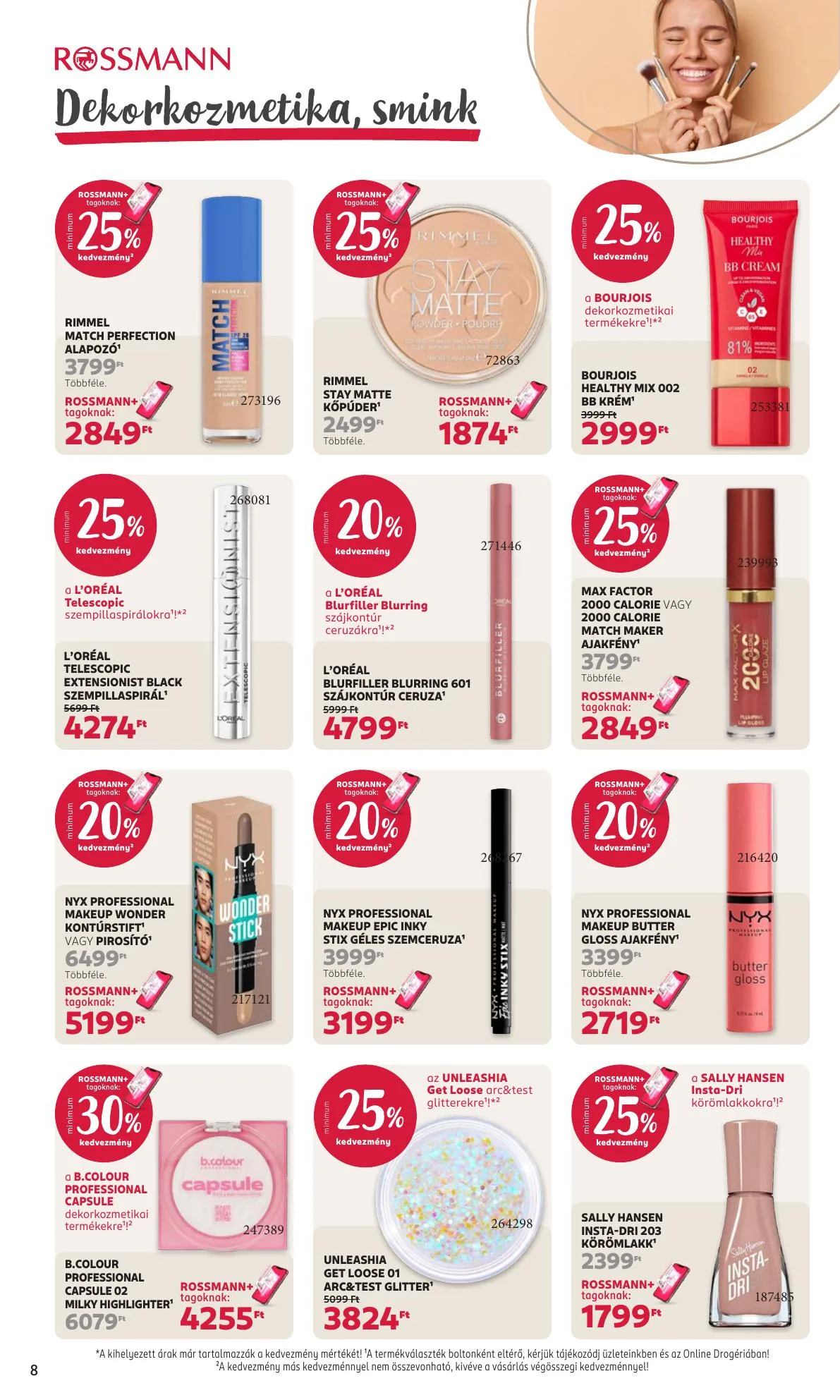 Rossmann akciós újság 08.17–08.28 – 10. oldal