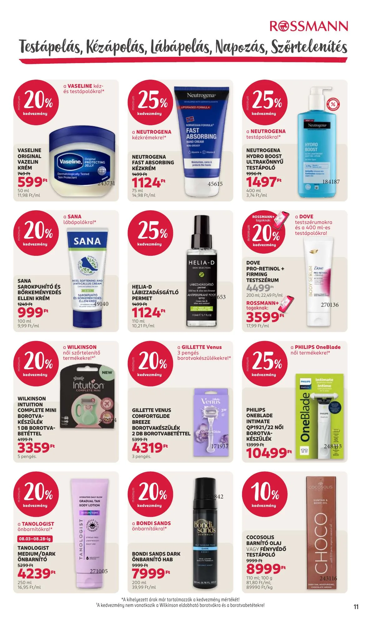 Rossmann akciós újság 08.17–08.28 – 13. oldal