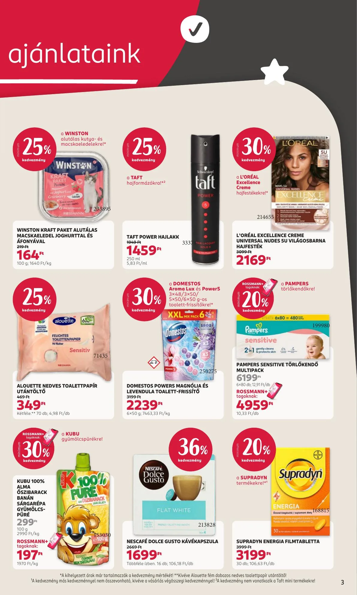 Rossmann akciós újság 08.17–08.28 – 3. oldal