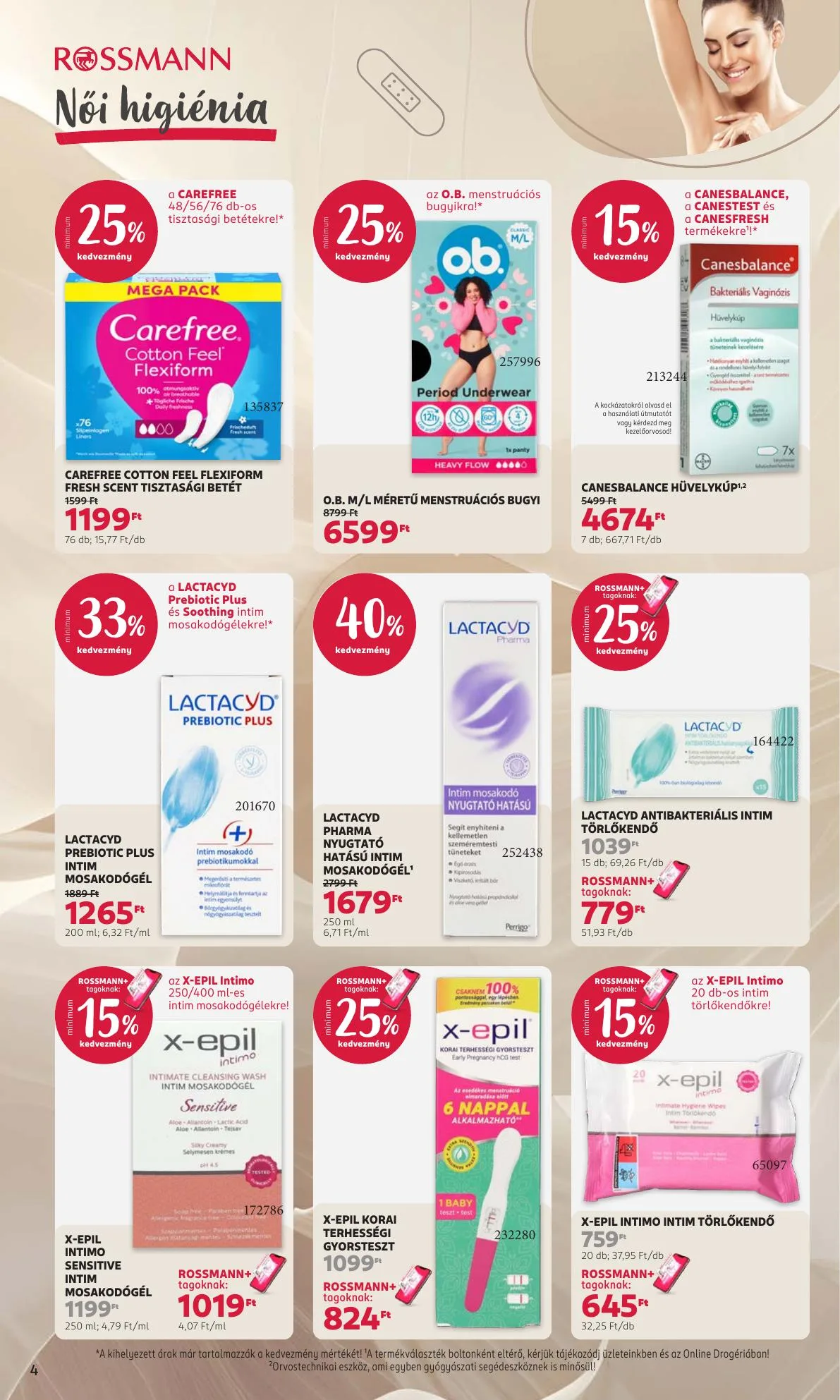 Rossmann akciós újság 08.17–08.28 – 4. oldal