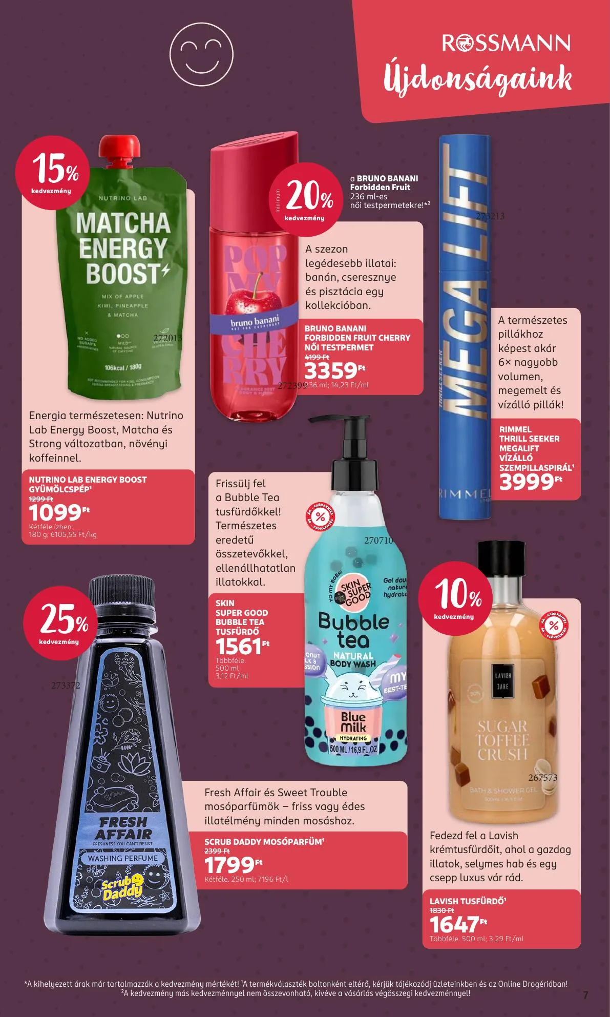 Rossmann akciós újság 08.17–08.28 – 7. oldal