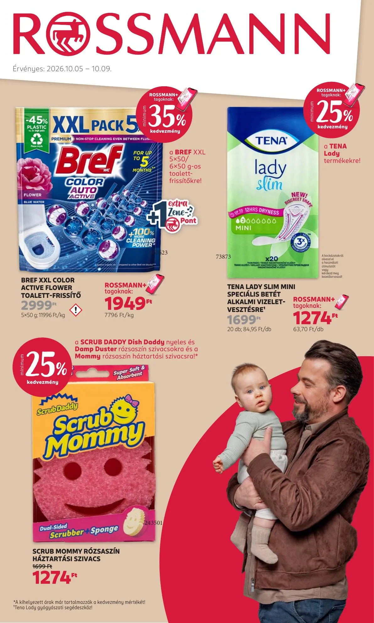 Rossmann akciós újság Általános 10.05–10.09