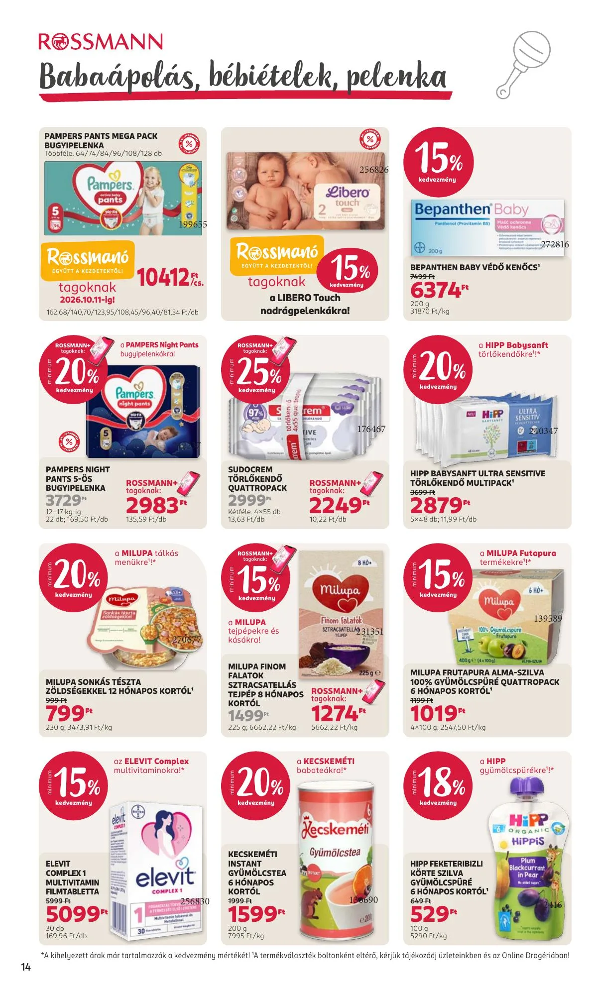 Rossmann akciós újság Általános 10.05–10.09 – 16. oldal