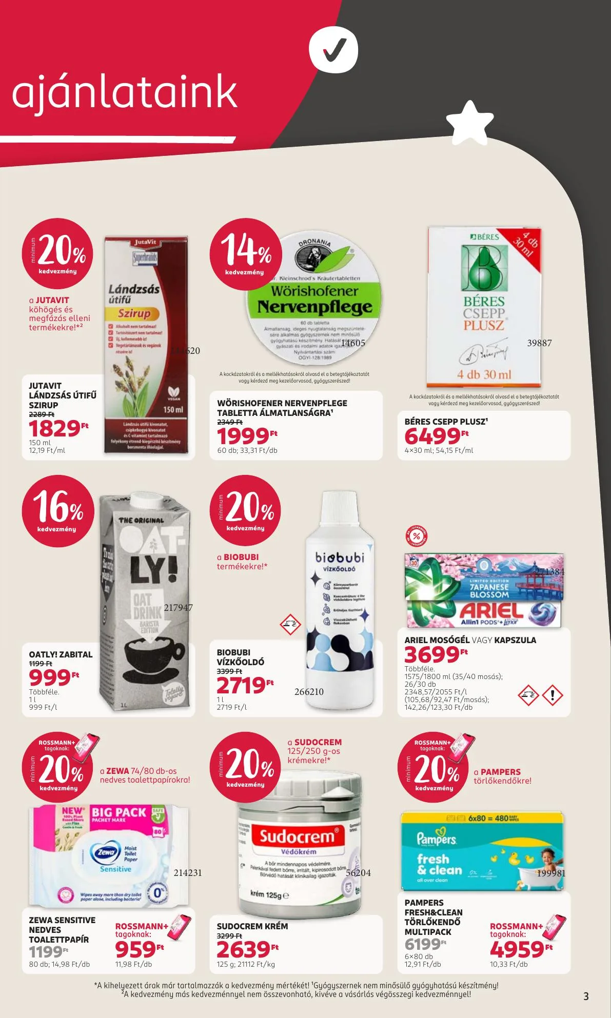 Rossmann akciós újság Általános 10.05–10.09 – 3. oldal