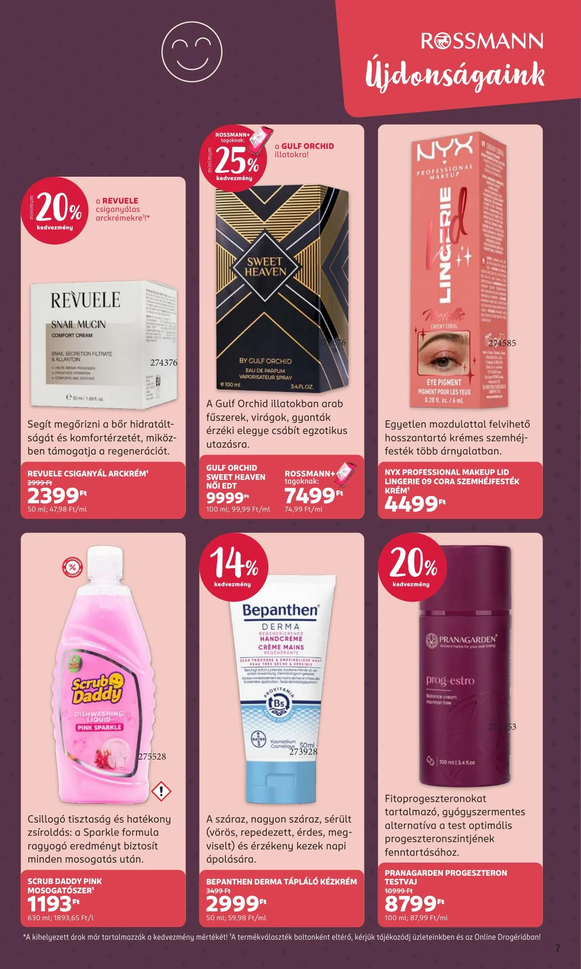 Rossmann akciós újság Általános 10.05–10.09 – 7. oldal