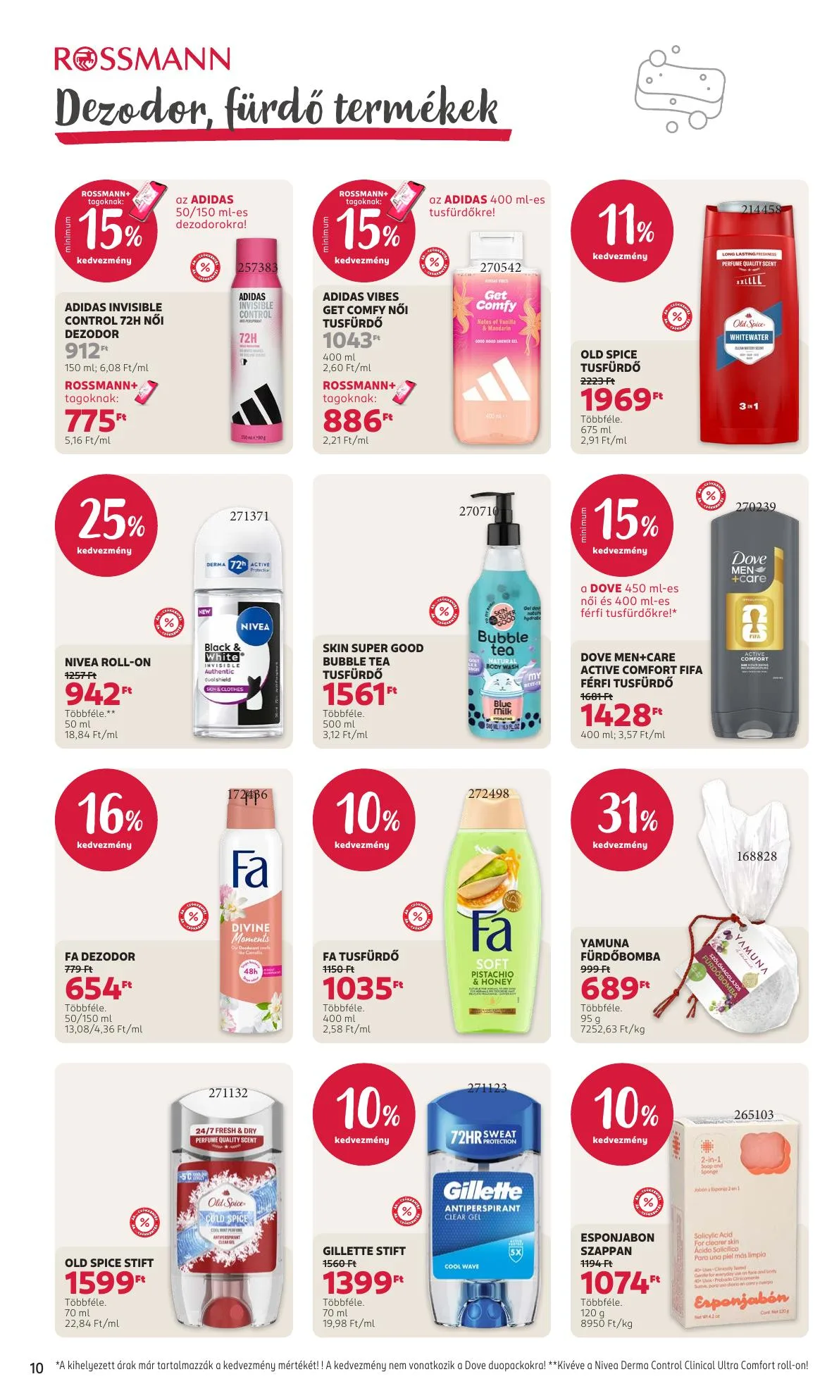 Rossmann akciós újság Általános 10.19–10.30 – 12. oldal