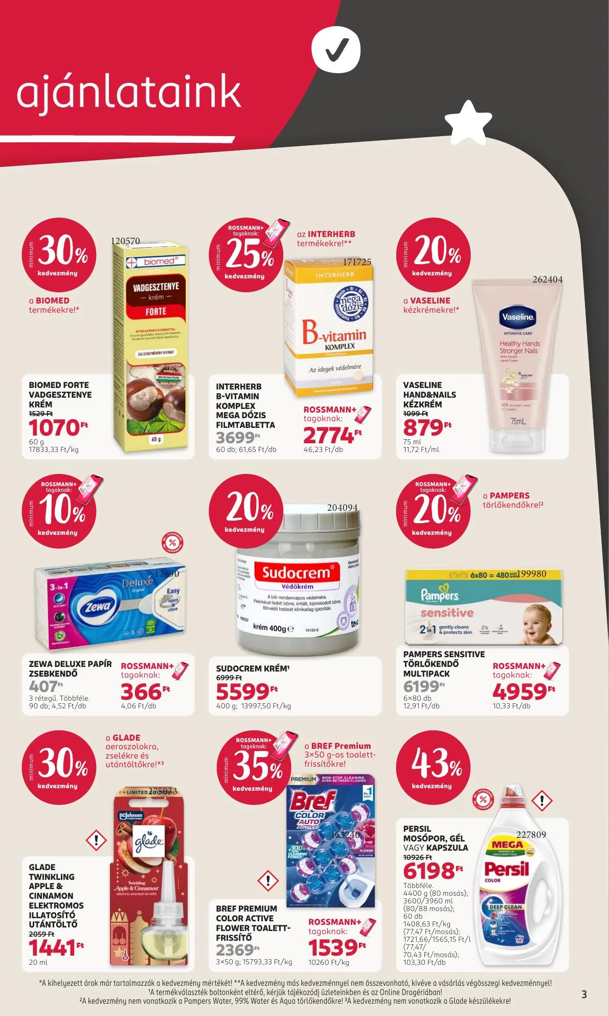 Rossmann akciós újság Általános 10.19–10.30 – 3. oldal