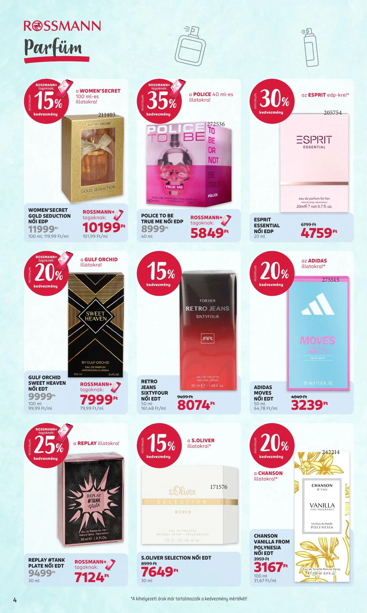 Rossmann akciós újság Általános 10.19–10.30 – 4. oldal