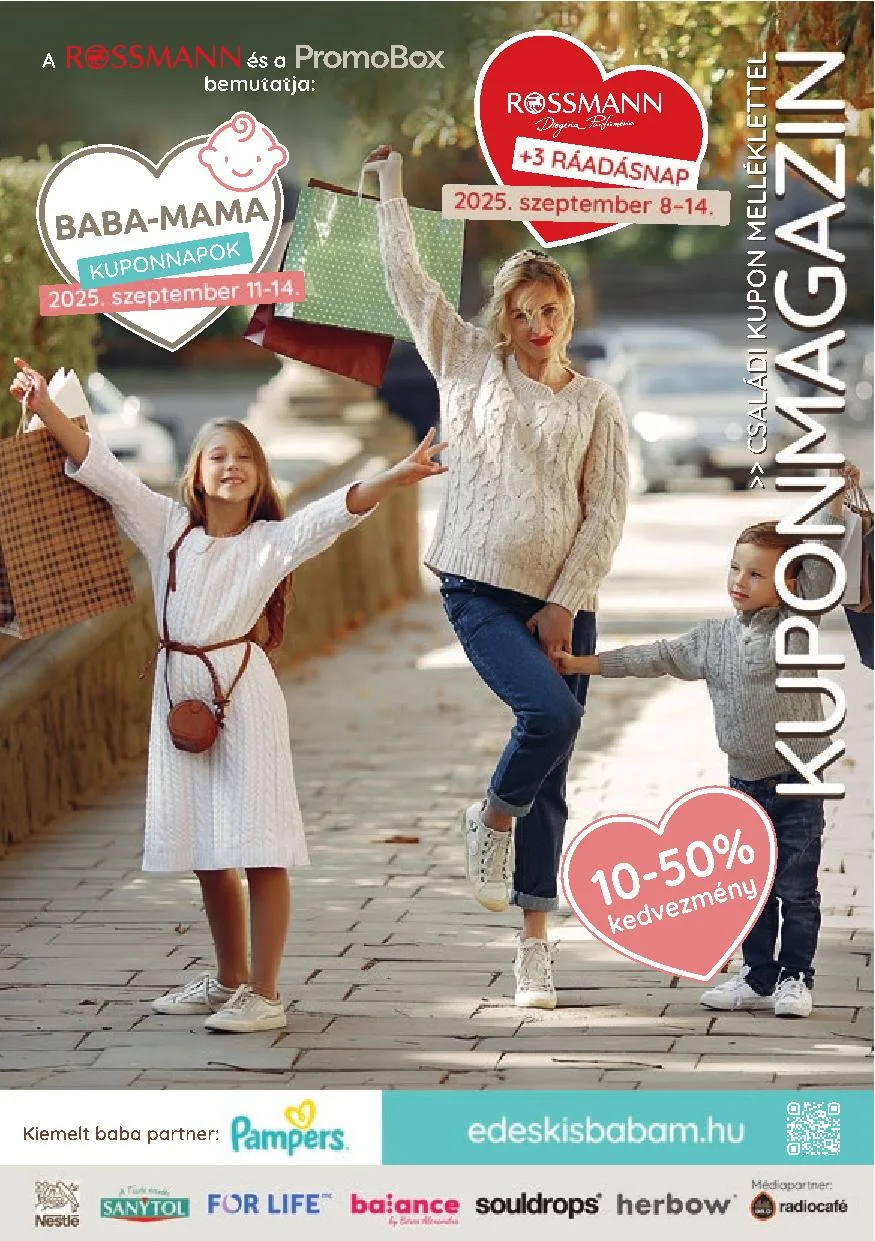 Rossmann akciós újság Baba mama 09.08–09.14