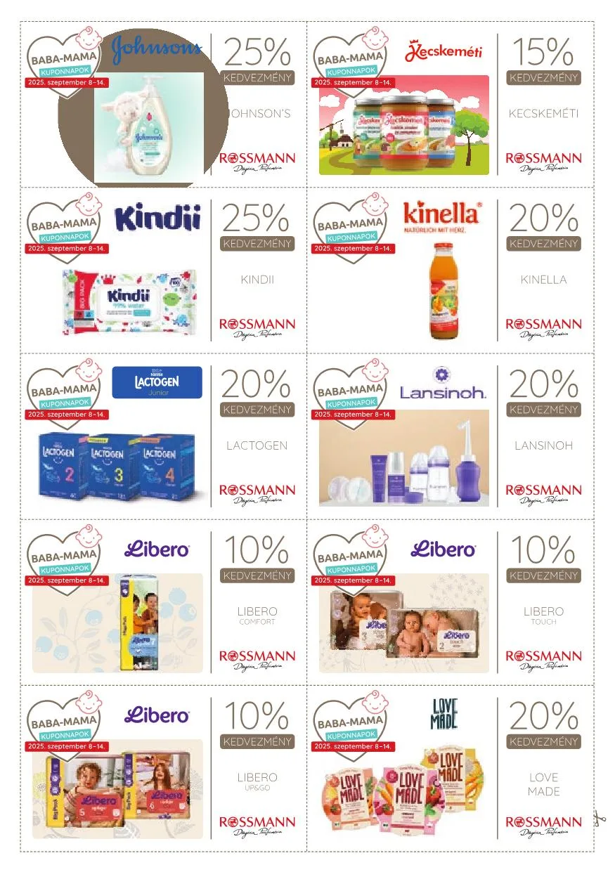 Rossmann akciós újság Baba mama 09.08–09.14 – 13. oldal