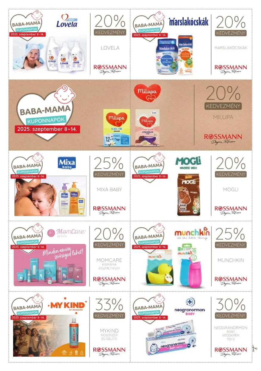 Rossmann akciós újság Baba mama 09.08–09.14 – 14. oldal