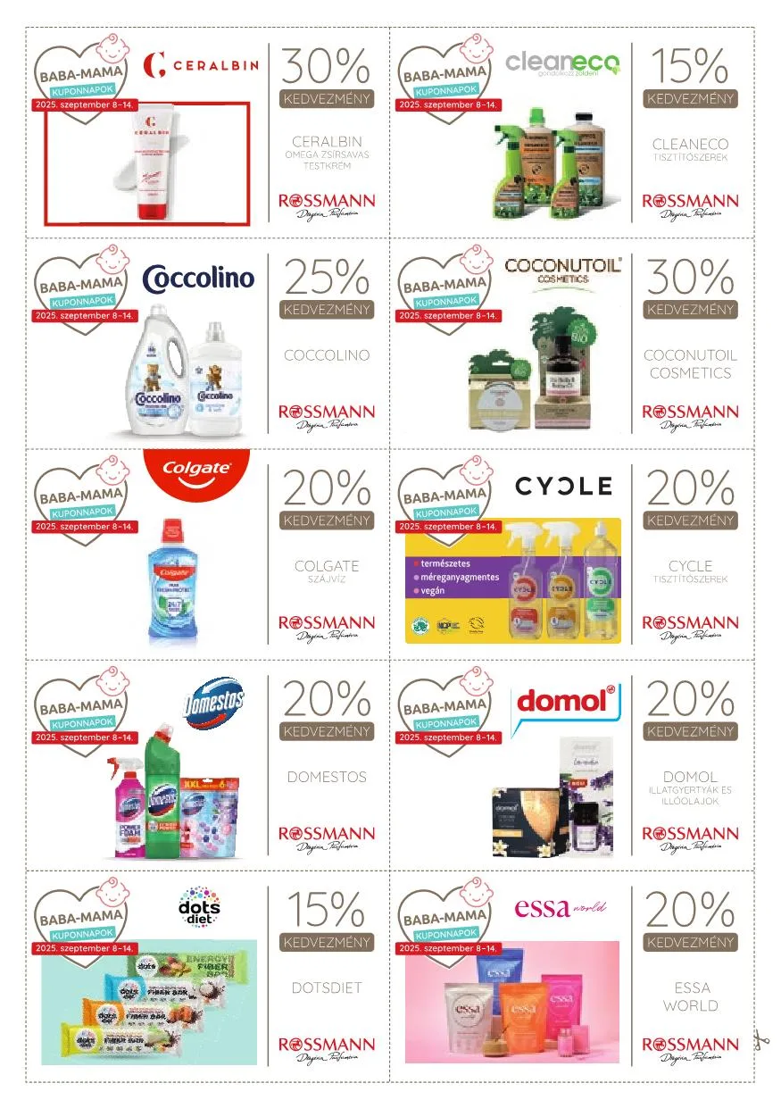 Rossmann akciós újság Baba mama 09.08–09.14 – 3. oldal