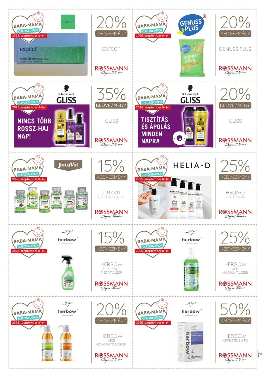 Rossmann akciós újság Baba mama 09.08–09.14 – 4. oldal