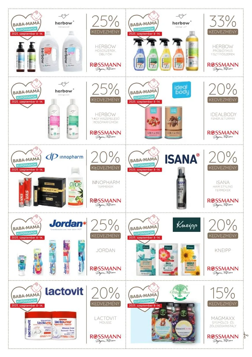 Rossmann akciós újság Baba mama 09.08–09.14 – 5. oldal
