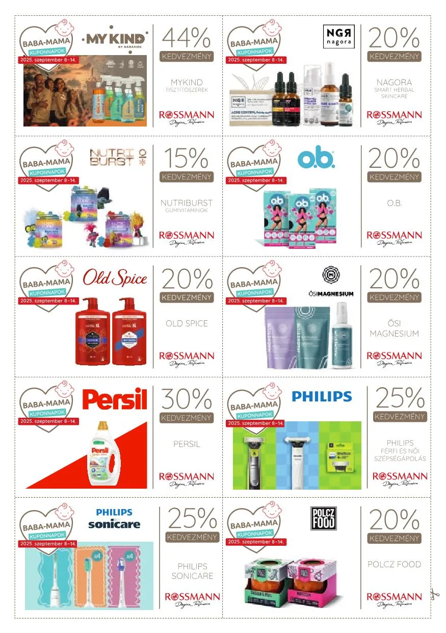 Rossmann akciós újság Baba mama 09.08–09.14 – 6. oldal