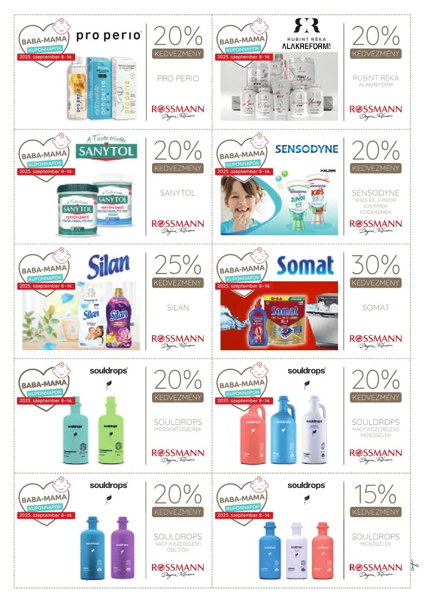 Rossmann akciós újság Baba mama 09.08–09.14 – 7. oldal