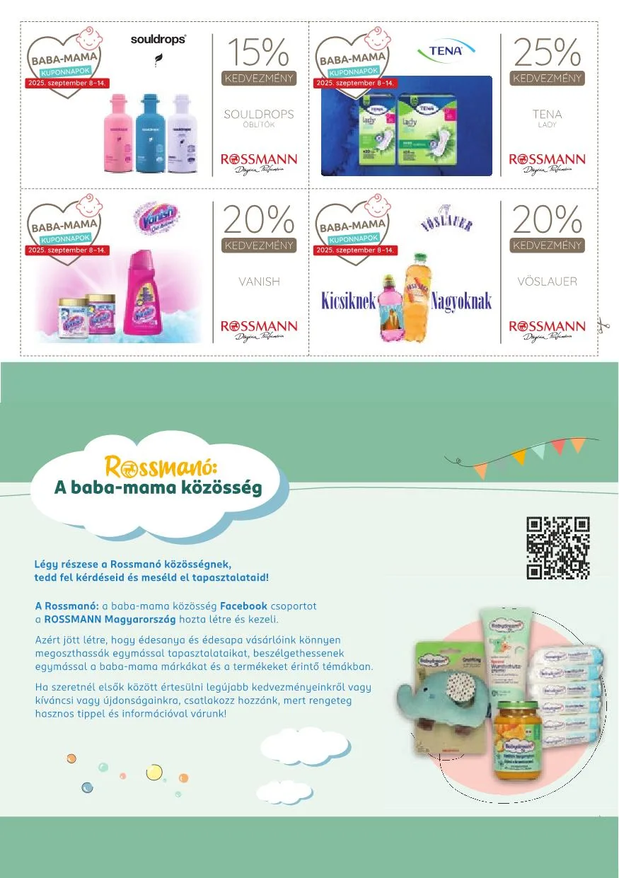 Rossmann akciós újság Baba mama 09.08–09.14 – 8. oldal