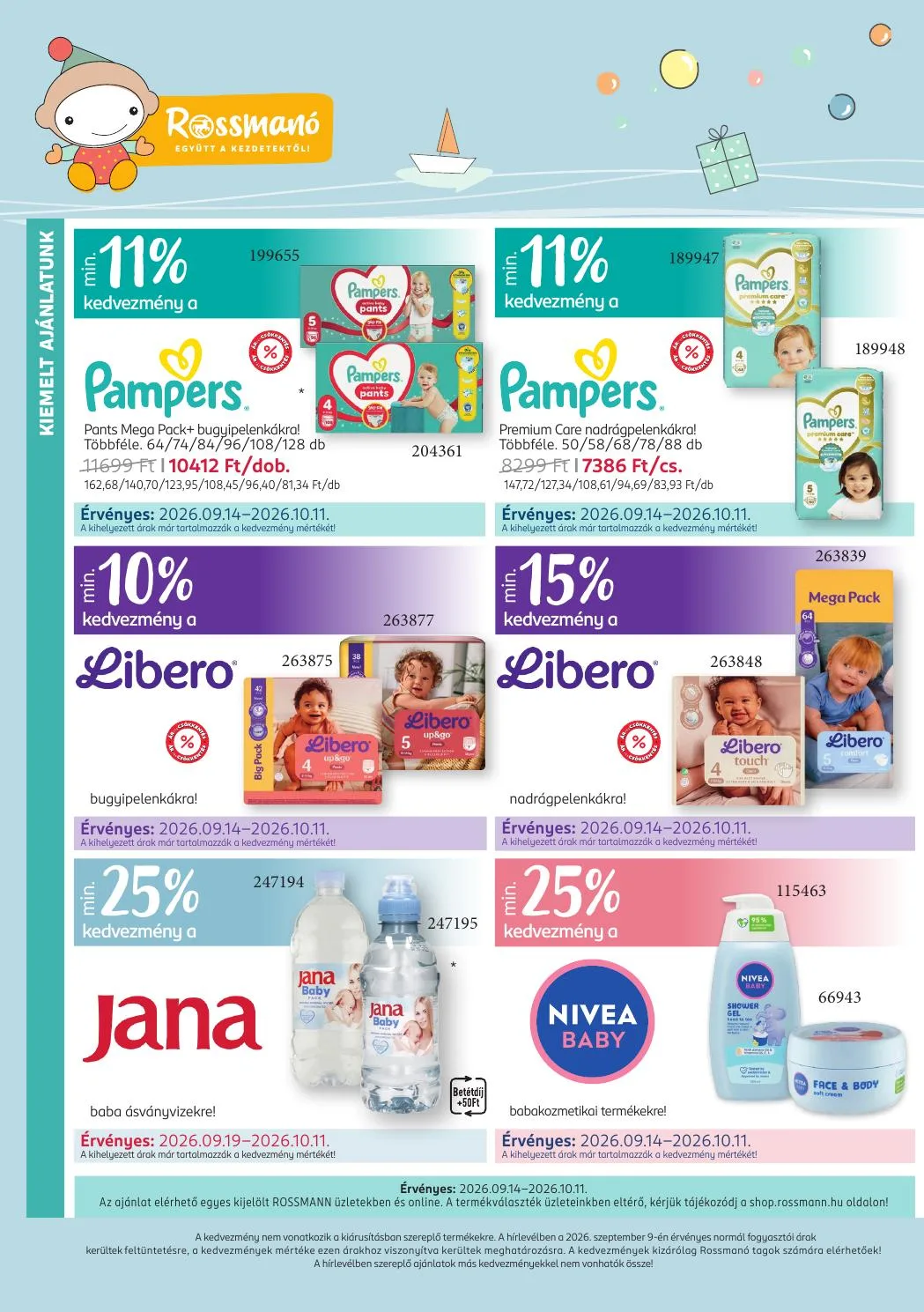 Rossmann akciós újság Baba 09.14–10.11 – 3. oldal