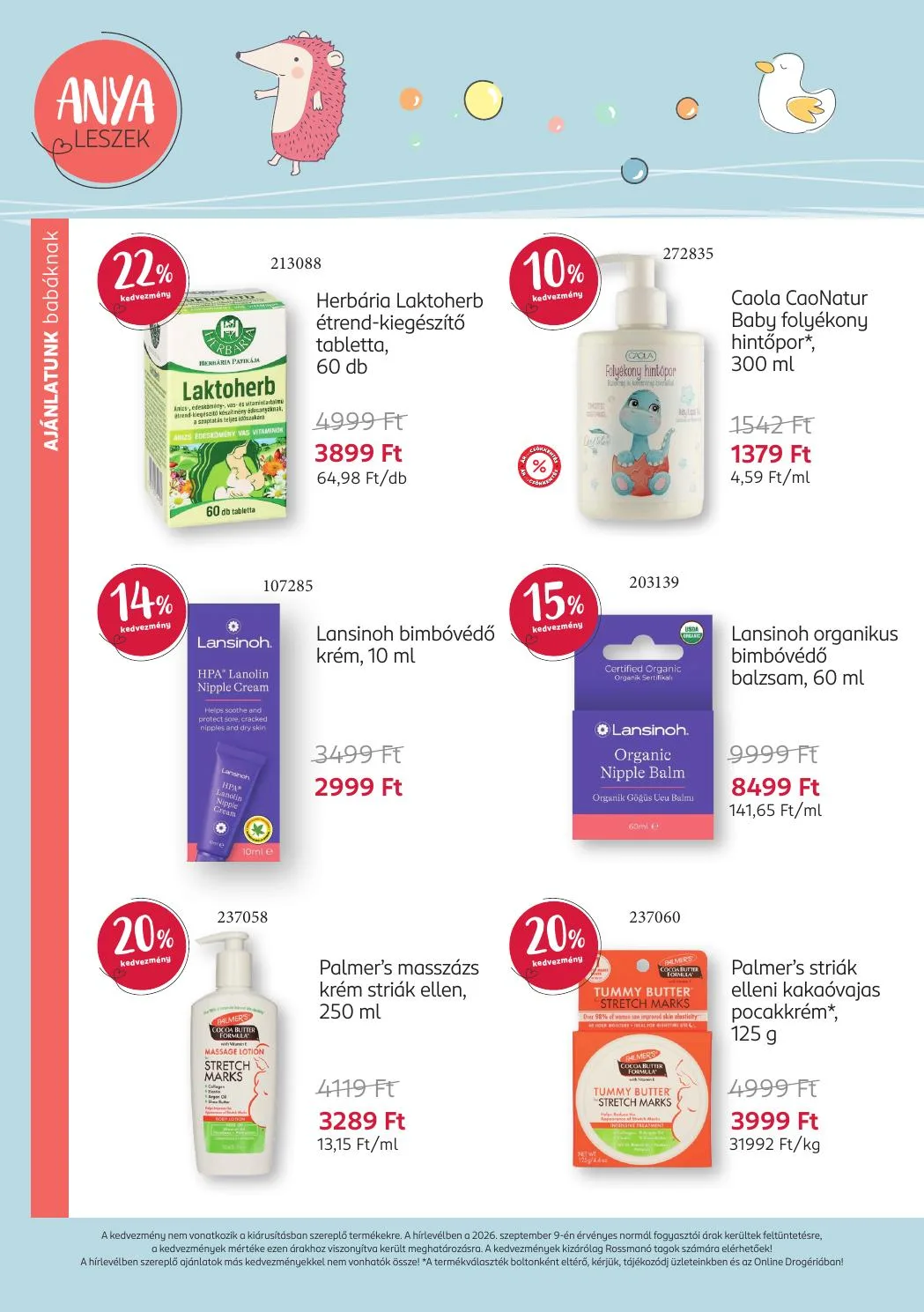 Rossmann akciós újság Baba 09.14–10.11 – 7. oldal
