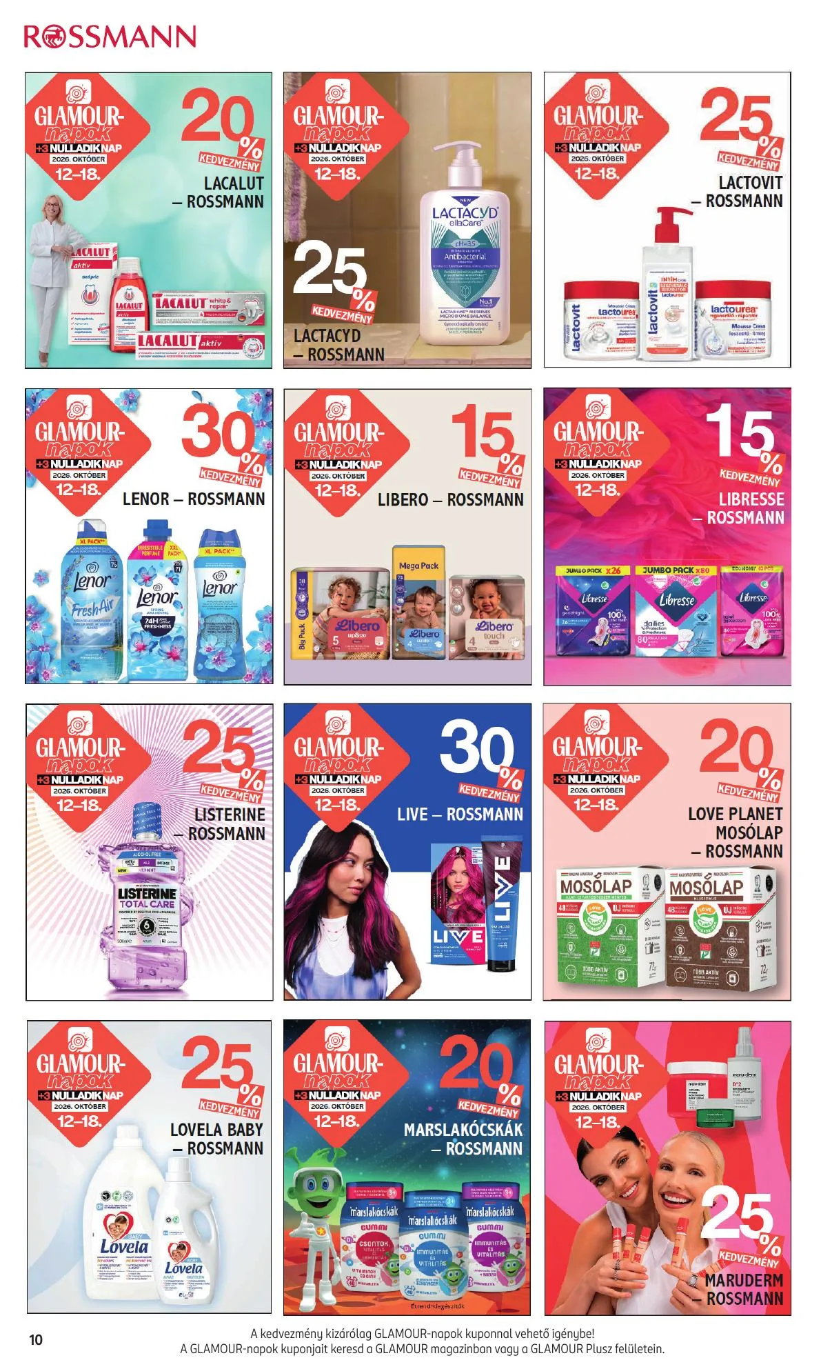 Rossmann akciós újság Egyeb 10.12–10.18 – 10. oldal