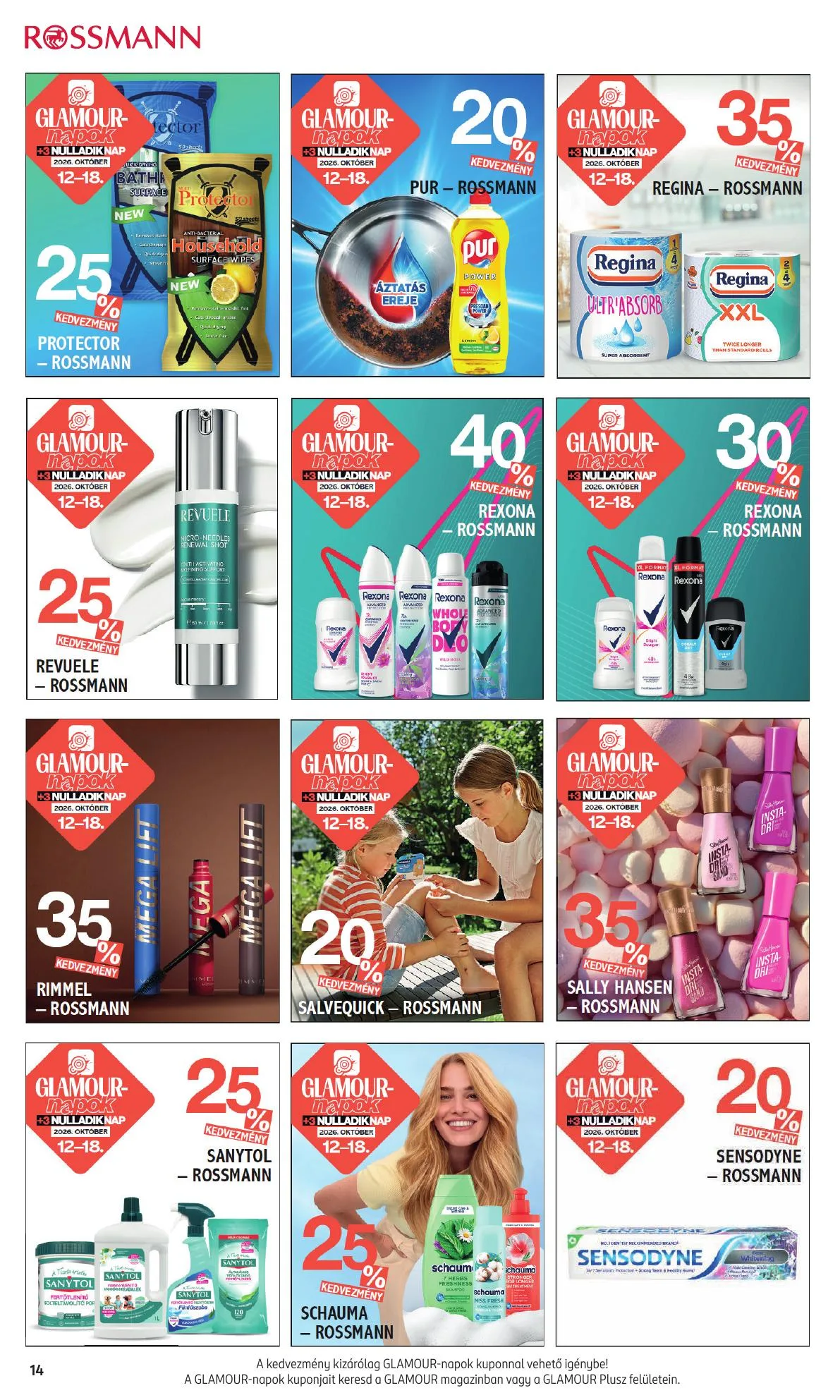 Rossmann akciós újság Egyeb 10.12–10.18 – 14. oldal