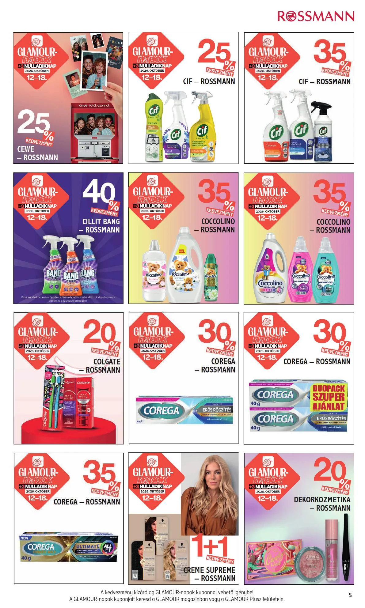 Rossmann akciós újság Egyeb 10.12–10.18 – 5. oldal