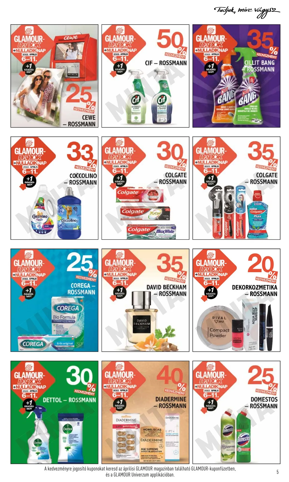 Rossmann akciós újság Glamour napok 04.06–04.11 – 5. oldal