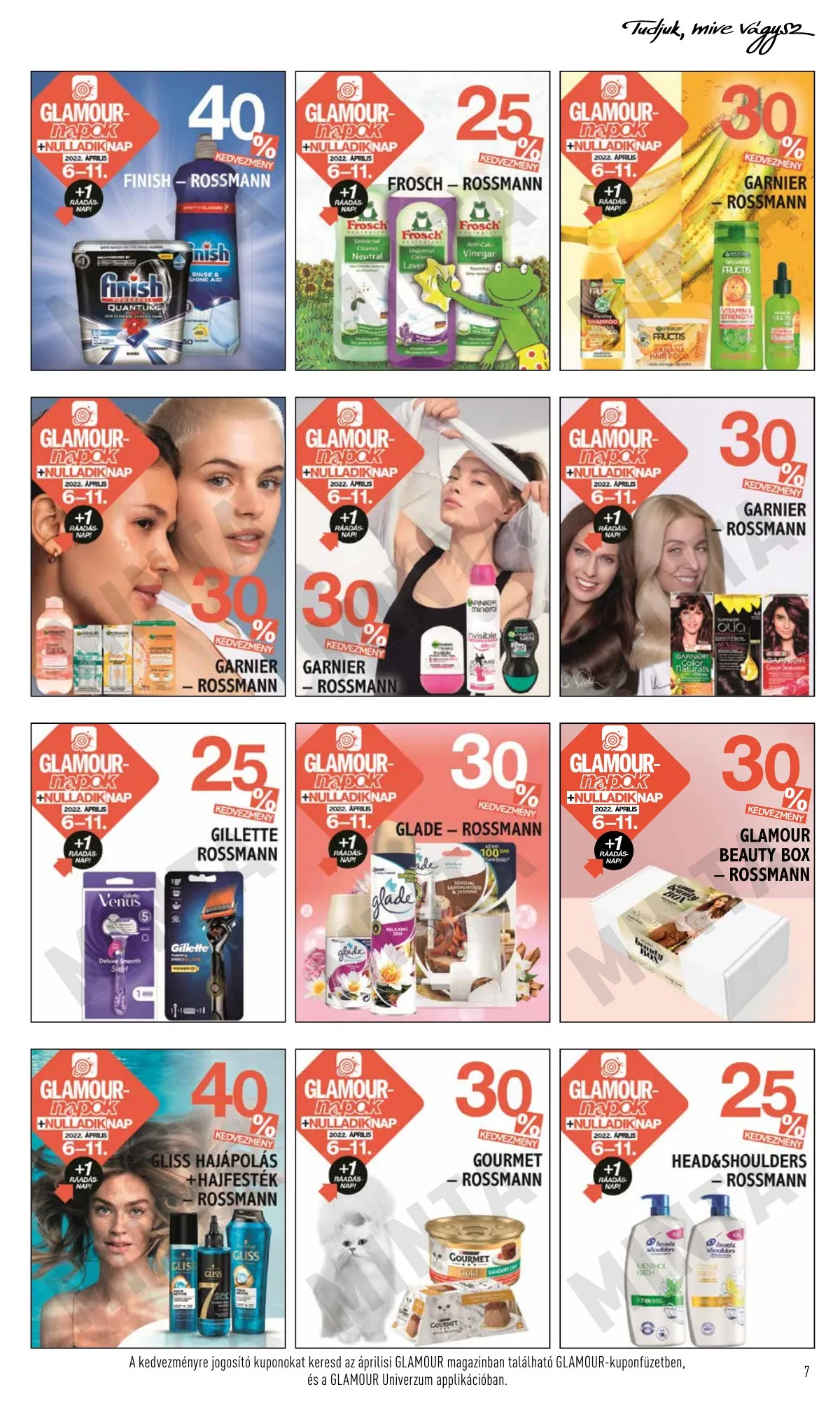 Rossmann akciós újság Glamour napok 04.06–04.11 – 7. oldal