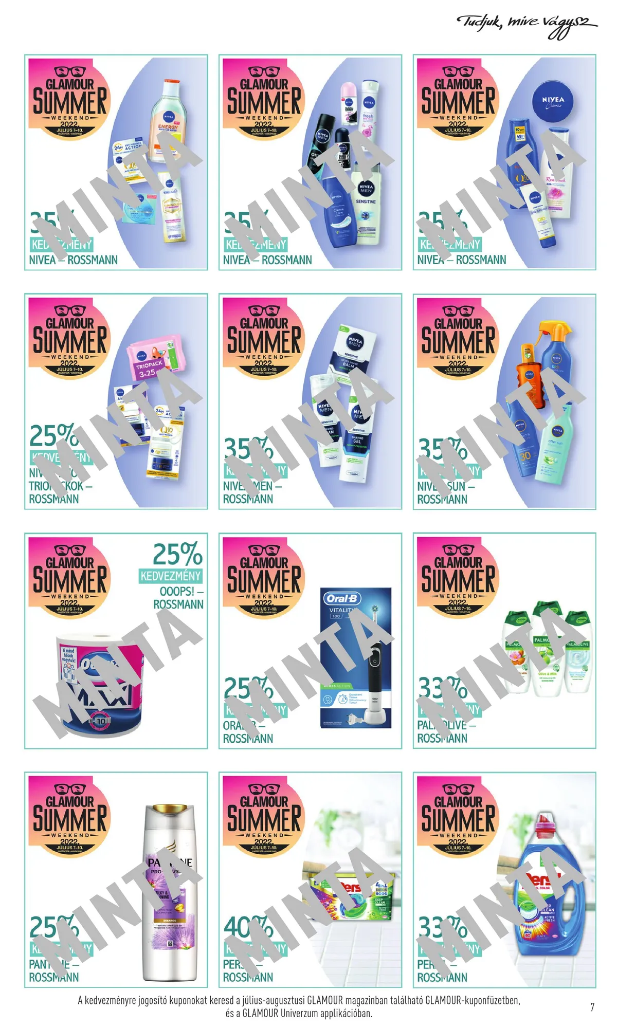 Rossmann akciós újság Glamour napok 07.07–07.10 – 7. oldal