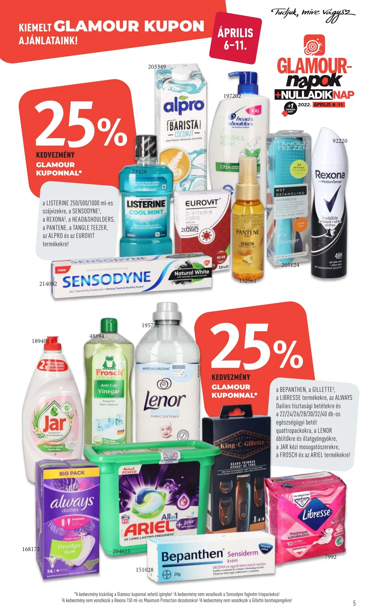 Rossmann akciós újság Glamour napok2 04.06–04.11 – 5. oldal