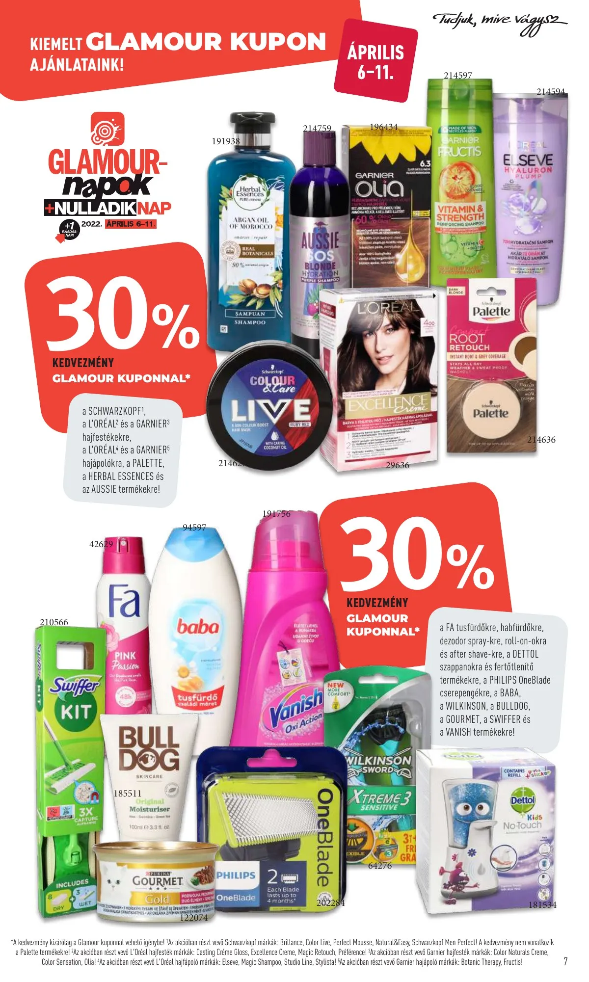 Rossmann akciós újság Glamour napok2 04.06–04.11 – 7. oldal
