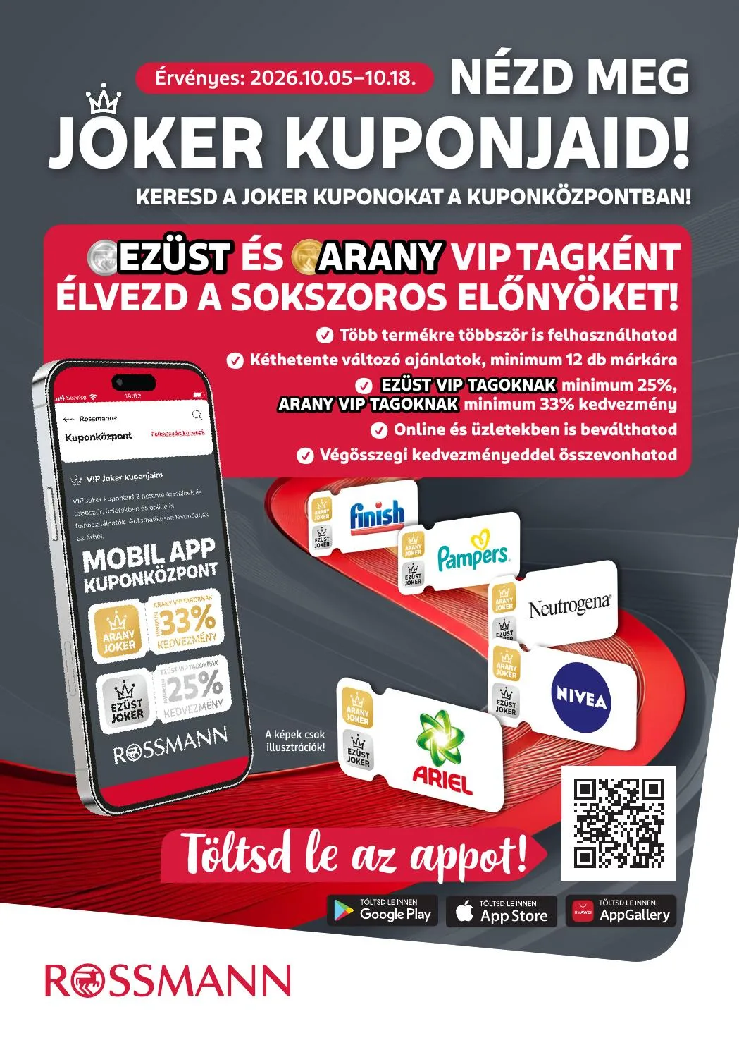 Rossmann akciós újság Joker 10.05–10.18