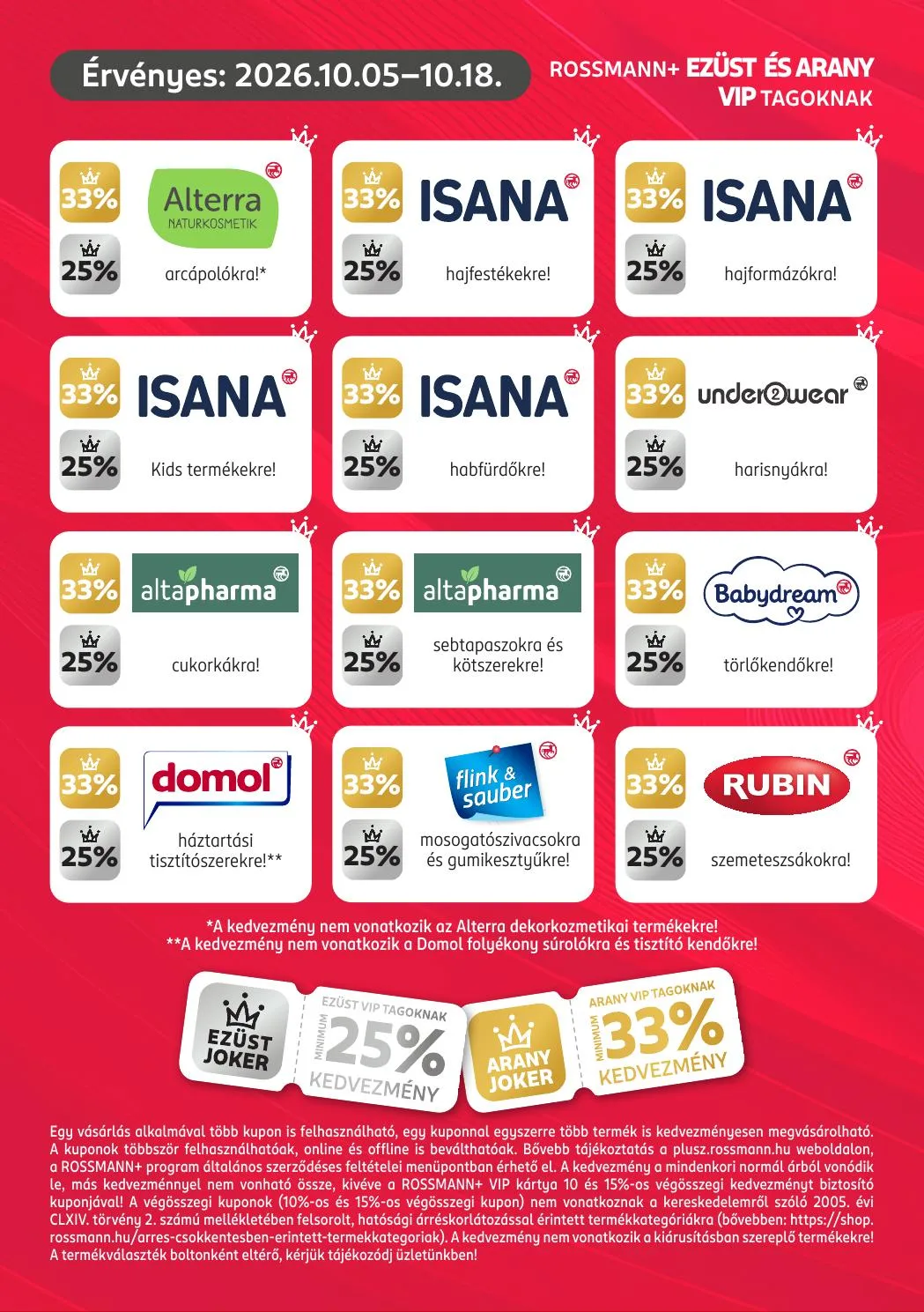 Rossmann akciós újság Joker 10.05–10.18 – 3. oldal