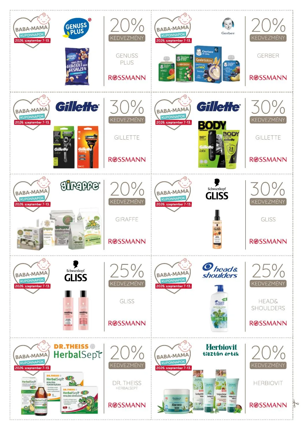Rossmann akciós újság Kupon napok 09.07–09.13 – 15. oldal