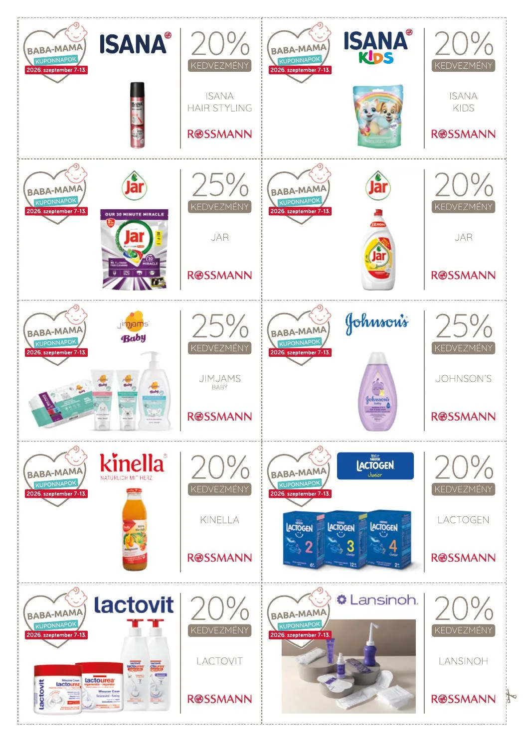 Rossmann akciós újság Kupon napok 09.07–09.13 – 24. oldal