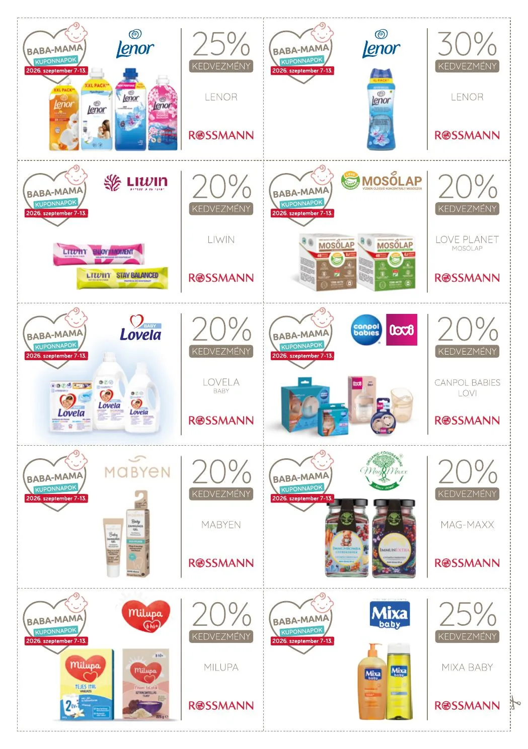 Rossmann akciós újság Kupon napok 09.07–09.13 – 25. oldal