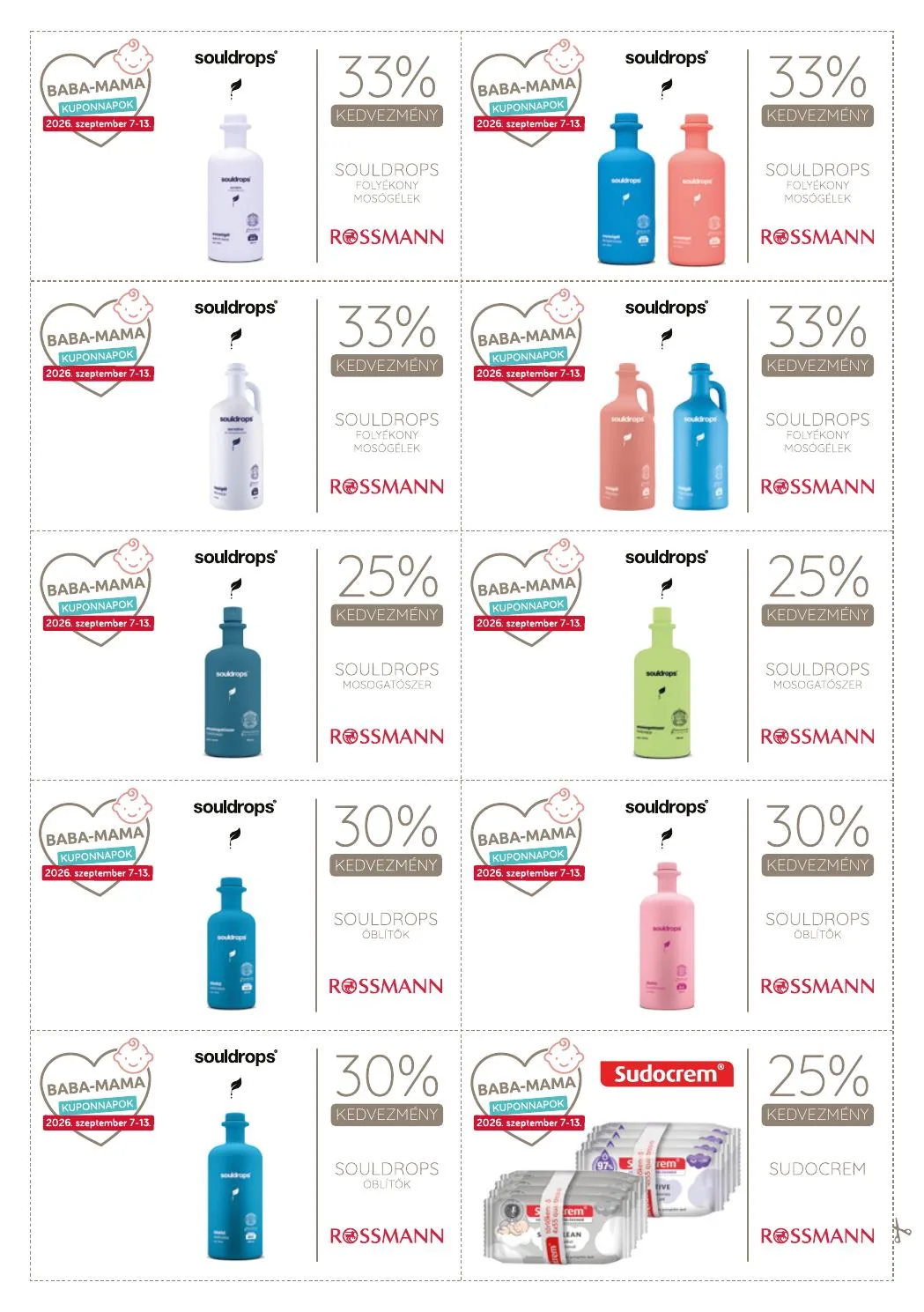 Rossmann akciós újság Kupon napok 09.07–09.13 – 35. oldal
