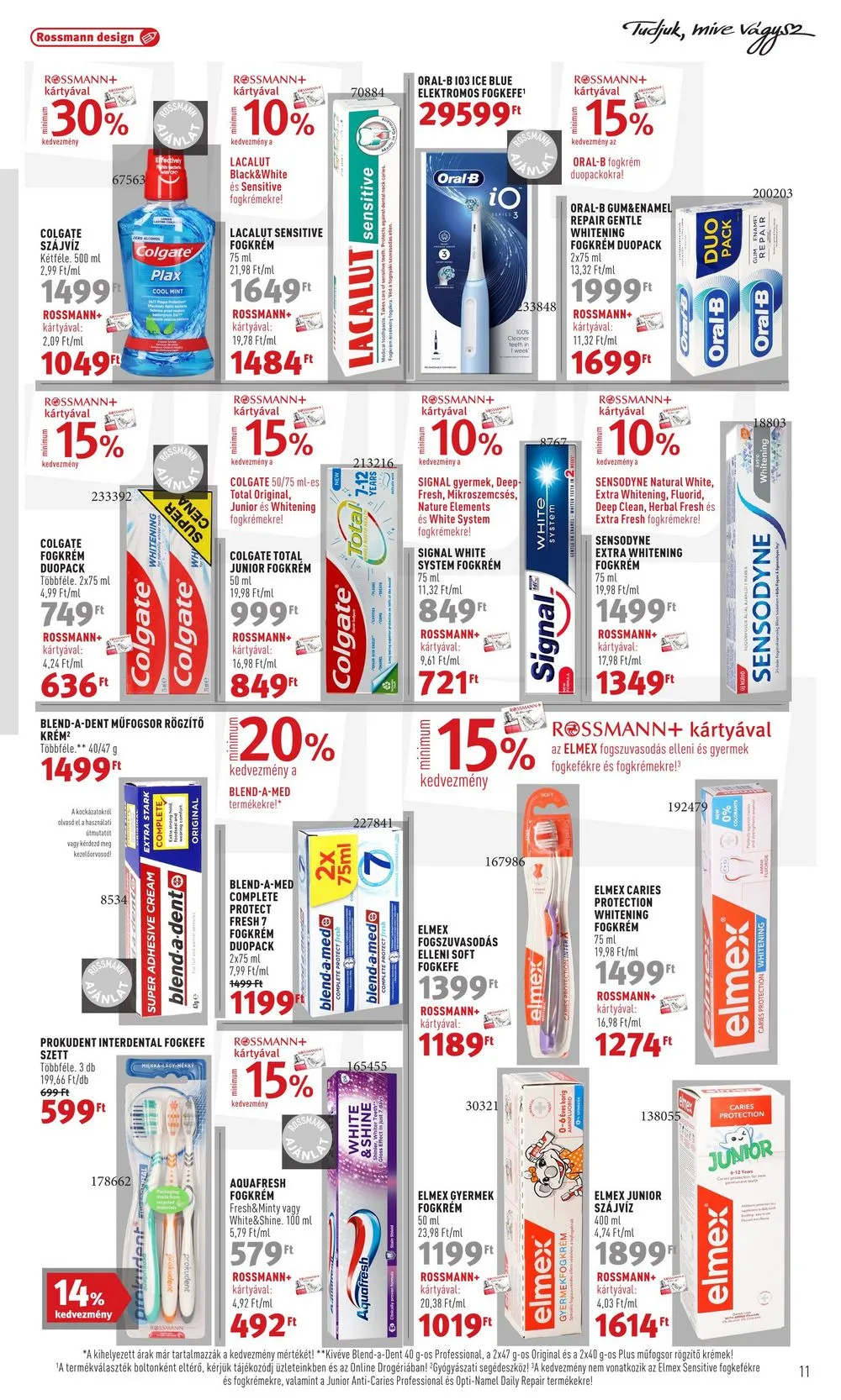 Rossmann akciós újság Parfumeria 01.01–01.12 – 11. oldal