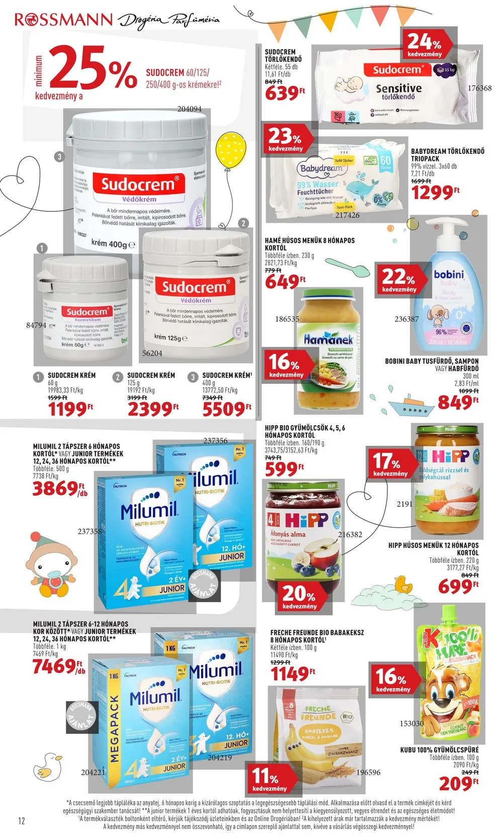 Rossmann akciós újság Parfumeria 01.01–01.12 – 12. oldal
