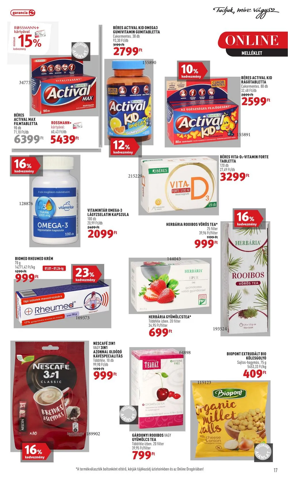 Rossmann akciós újság Parfumeria 01.01–01.12 – 19. oldal