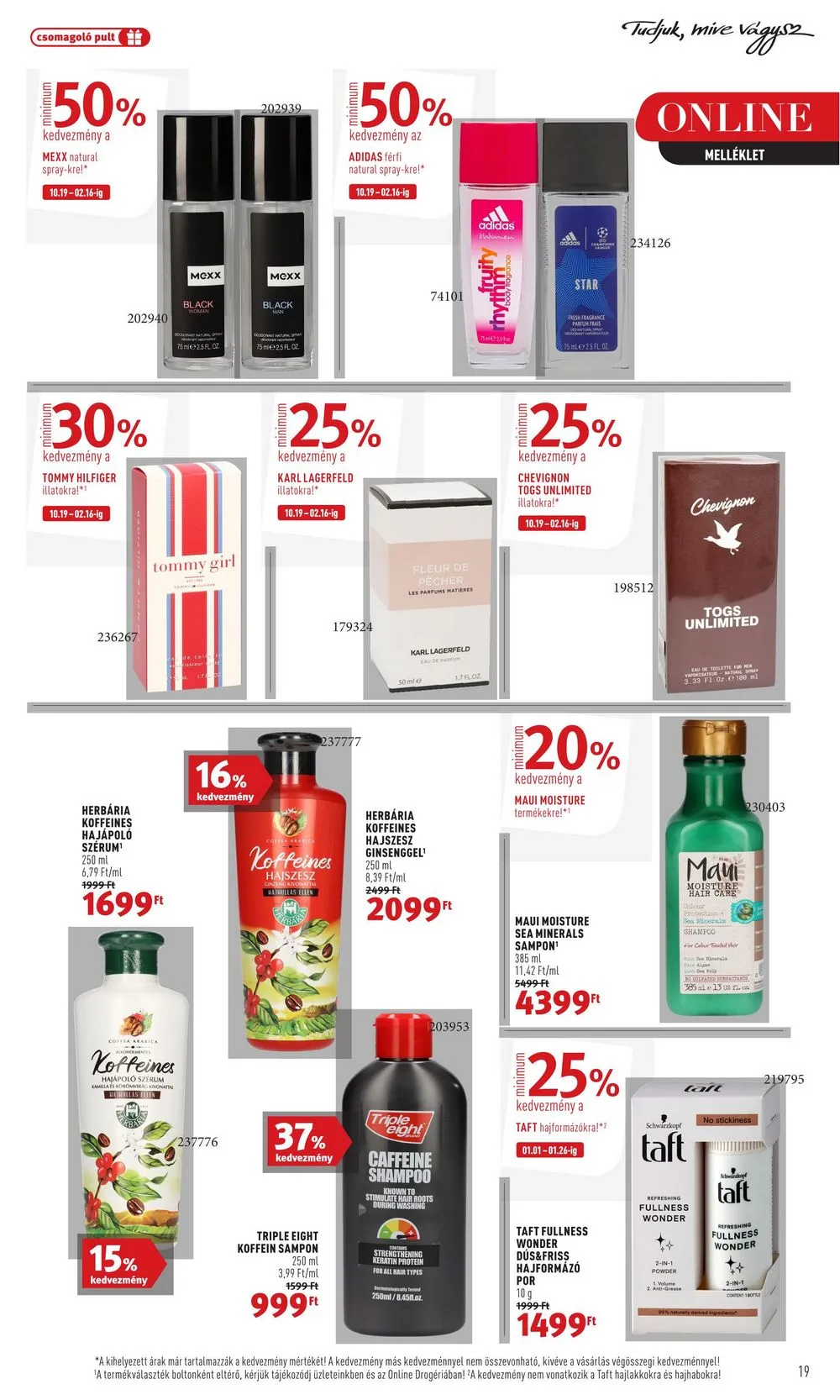 Rossmann akciós újság Parfumeria 01.01–01.12 – 21. oldal